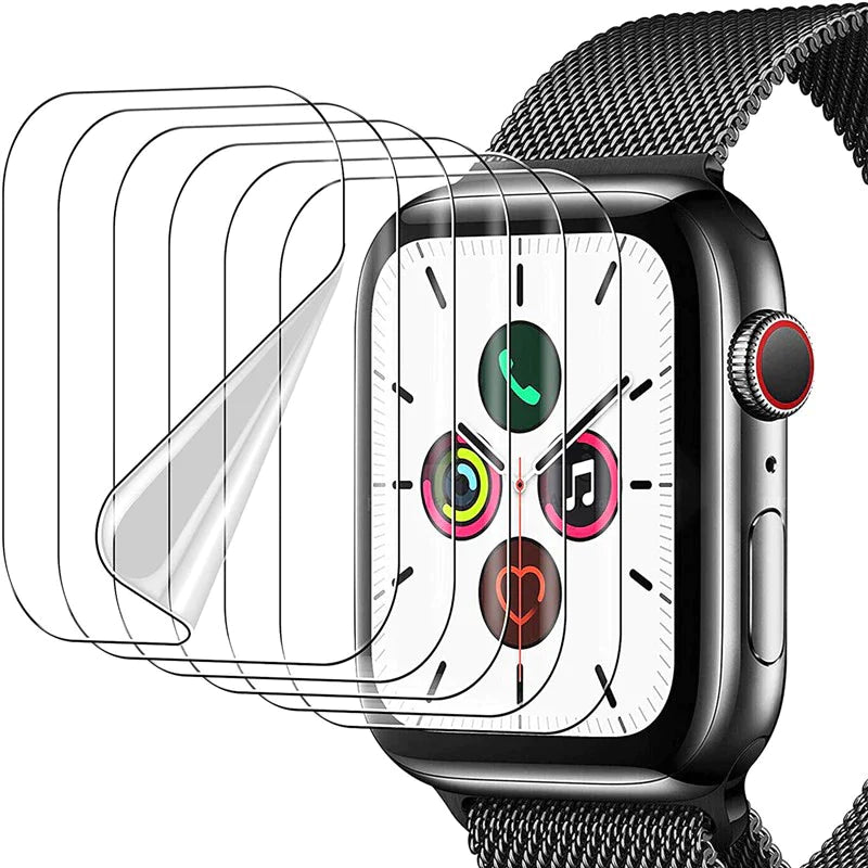 Screen Protector Clear Full Protective Film for Apple Watch 8 7 6 SE 5 4 45MM 41MM 40MM 44MM Not Glass for Iwatch 3 2 38MM 42MM