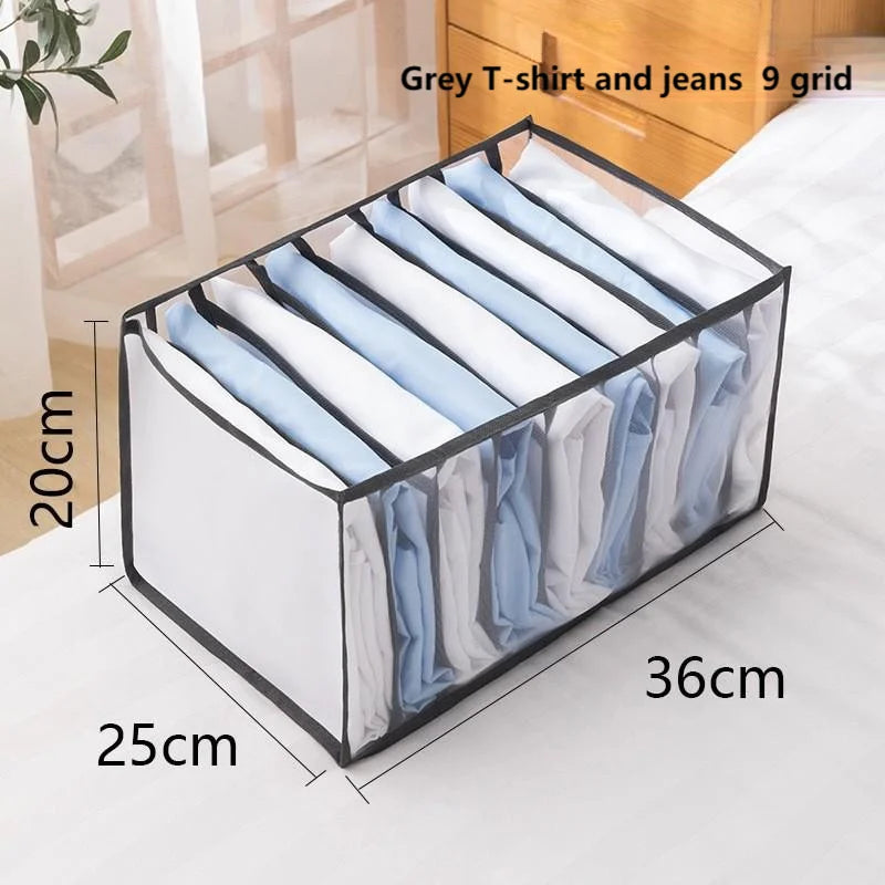 1Pc Underwear Drawer Organizer Storage Box Foldable Closet Organizers Drawer Divider Storage Boxes for Underpants Socks Bra