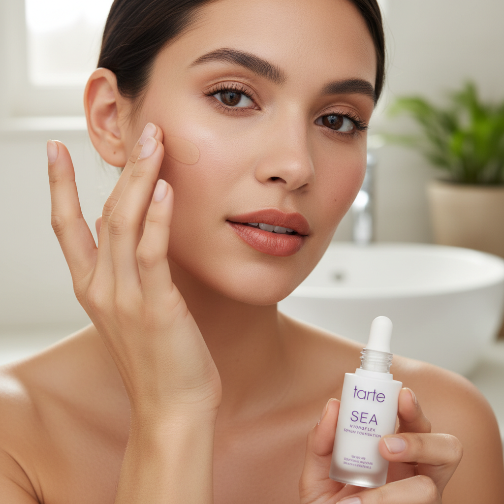 Tarte CC Serum lifestyle beauty shot