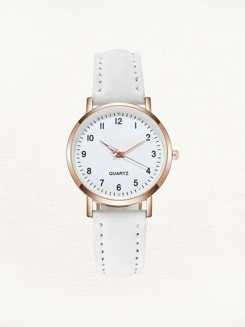 Women’S round Dial Watch | Minimalist Quartz Watch