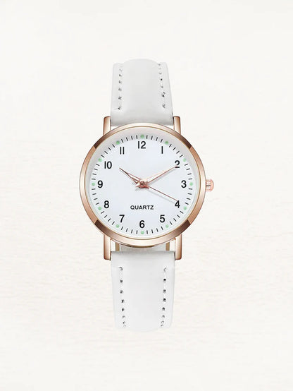 Women’S round Dial Watch | Minimalist Quartz Watch