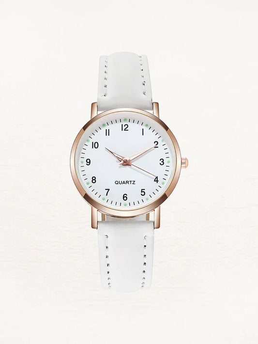 Women’S round Dial Watch | Minimalist Quartz Watch