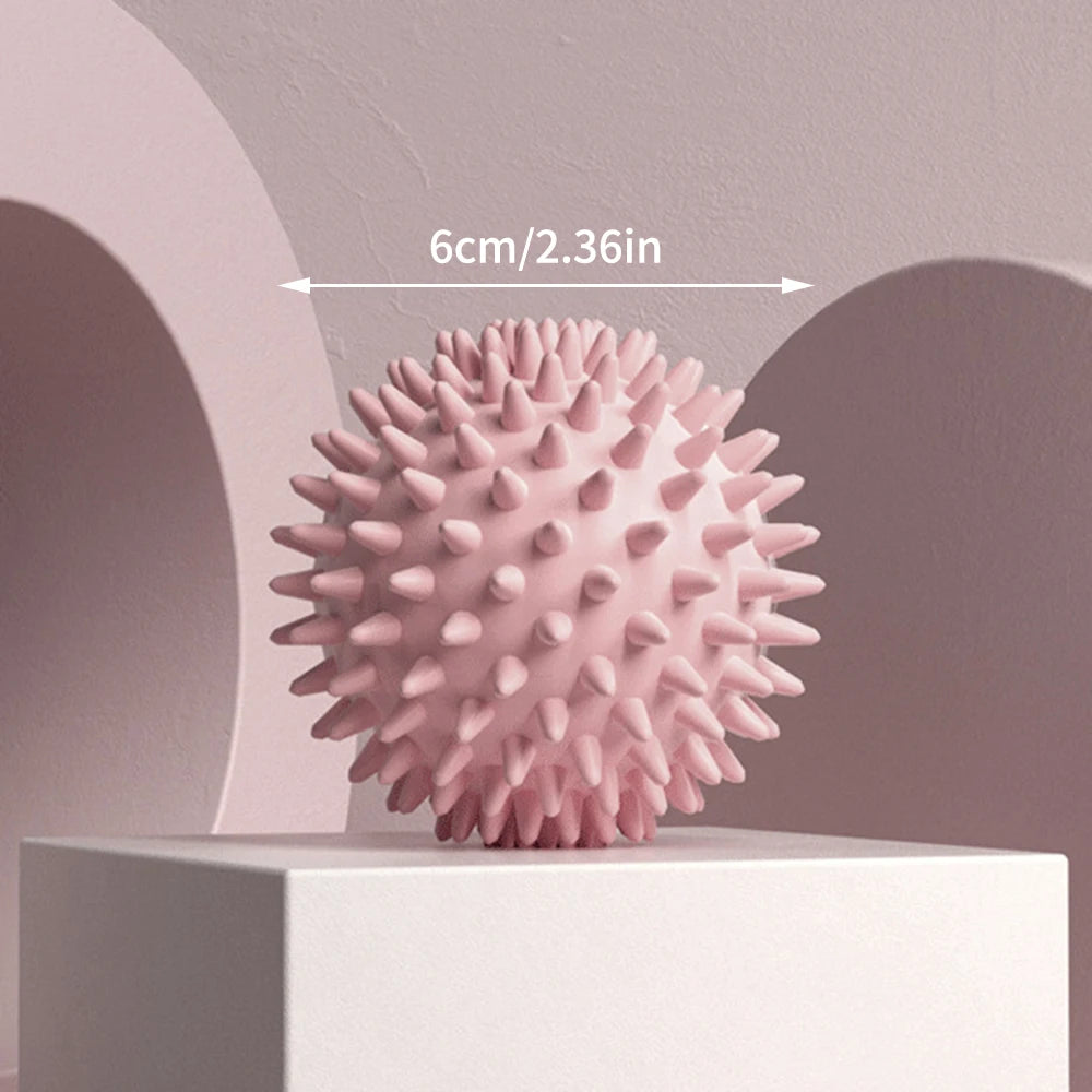 Hedgehog Massage Ball Yoga Fascia Roller for Exercise Fitness Muscle Relaxation Shoulder Neck Leg Plantar Meridian Massage Stick