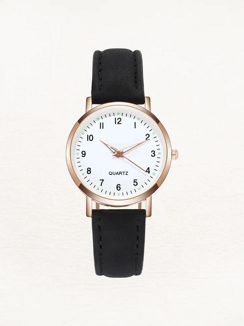 Women’S round Dial Watch | Minimalist Quartz Watch
