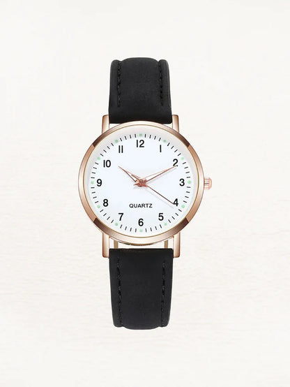 Women’S round Dial Watch | Minimalist Quartz Watch