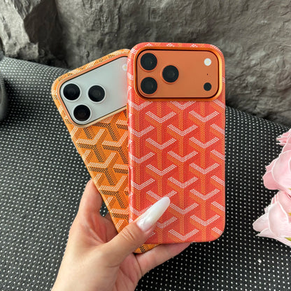 Magsafe PU Leather Smartphone Case for Iphone 16/17 Pro Max, Shockproof, Anti-Fade Cellphone Accessory with Flocking Lining for Handheld Devices