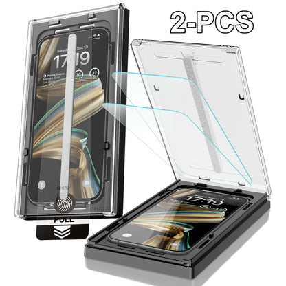 Pandashield Privacy Screen Protector for Iphone 13/14/15/16/17 Pro Max plus with Easy Installation Tool, anti Spy anti Glare Full Coverage Tempered Glass Film, Anti-Fingerprint, Case Friendly Smooth as Silk Protective Shockproof Smartphone Cellphone