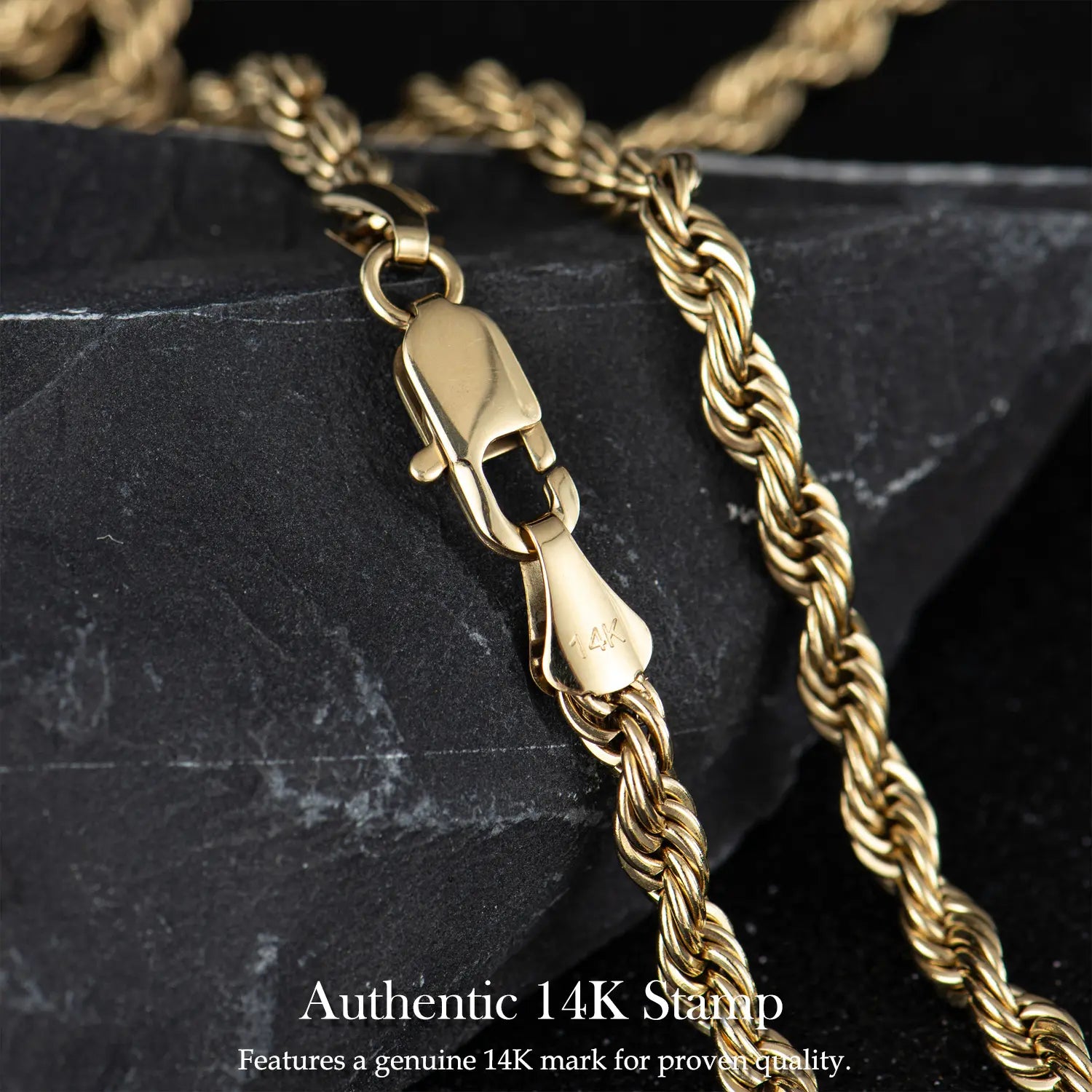 Holylegend 14K Real Gold Plated 2026 World Cup Rope Chain,24 Inches Long and 5Mm Wide, Hand-Polished and Multi-Plated, Suitable for Daily Wear