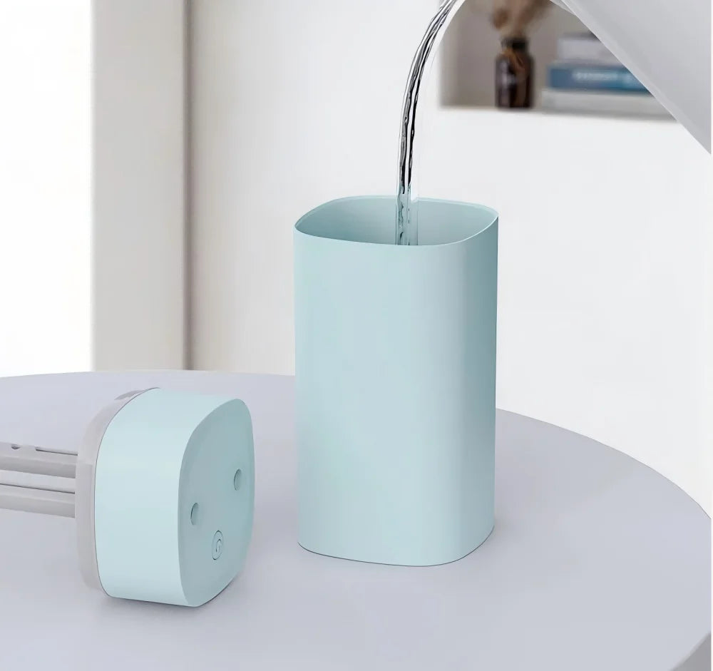 Mini USB Dual Spray Humidifier Desktop Air Purifier for Home Bedroom Portable Aromatherapy Moisturizing Air Cleaner