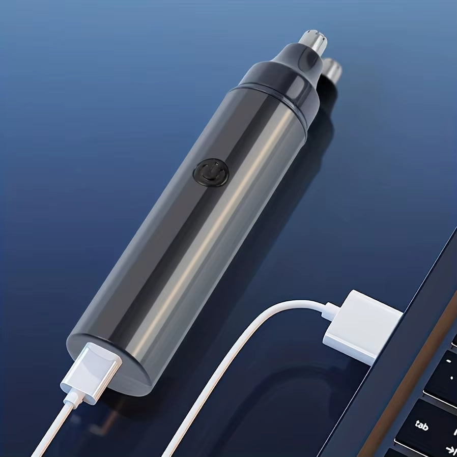 Rechargeable Nose Hair Trimmer and Facial Hair Remover for Men Nose Hair Shaver for Nasal Clearance - Portable Grooming Tool For