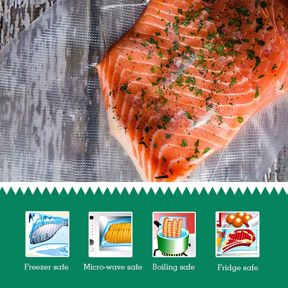 Sous Vide Roll Bags for Vacuum Packing Machine Packaging Food Storage Vacuum Bags for Vacuum Sealer