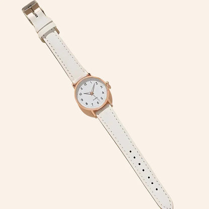 Women’S round Dial Watch | Minimalist Quartz Watch