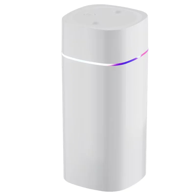 Mini USB Dual Spray Humidifier Desktop Air Purifier for Home Bedroom Portable Aromatherapy Moisturizing Air Cleaner