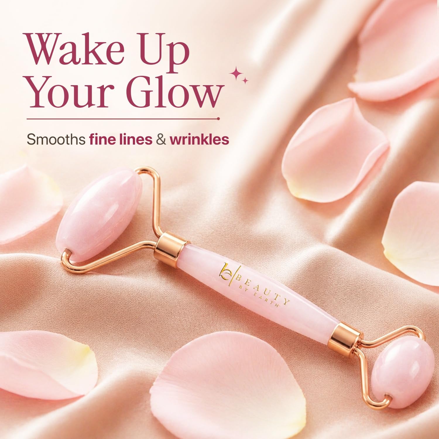 Rose Quartz Face Roller - Relaxation Gifts for Women, Skin Care Tools for Fine Lines and Wrinkles, Teenage Girl Gifts, Beauty Gift Ideas, Face Massager Tools, Facial Tool, Self Care Gift for Women