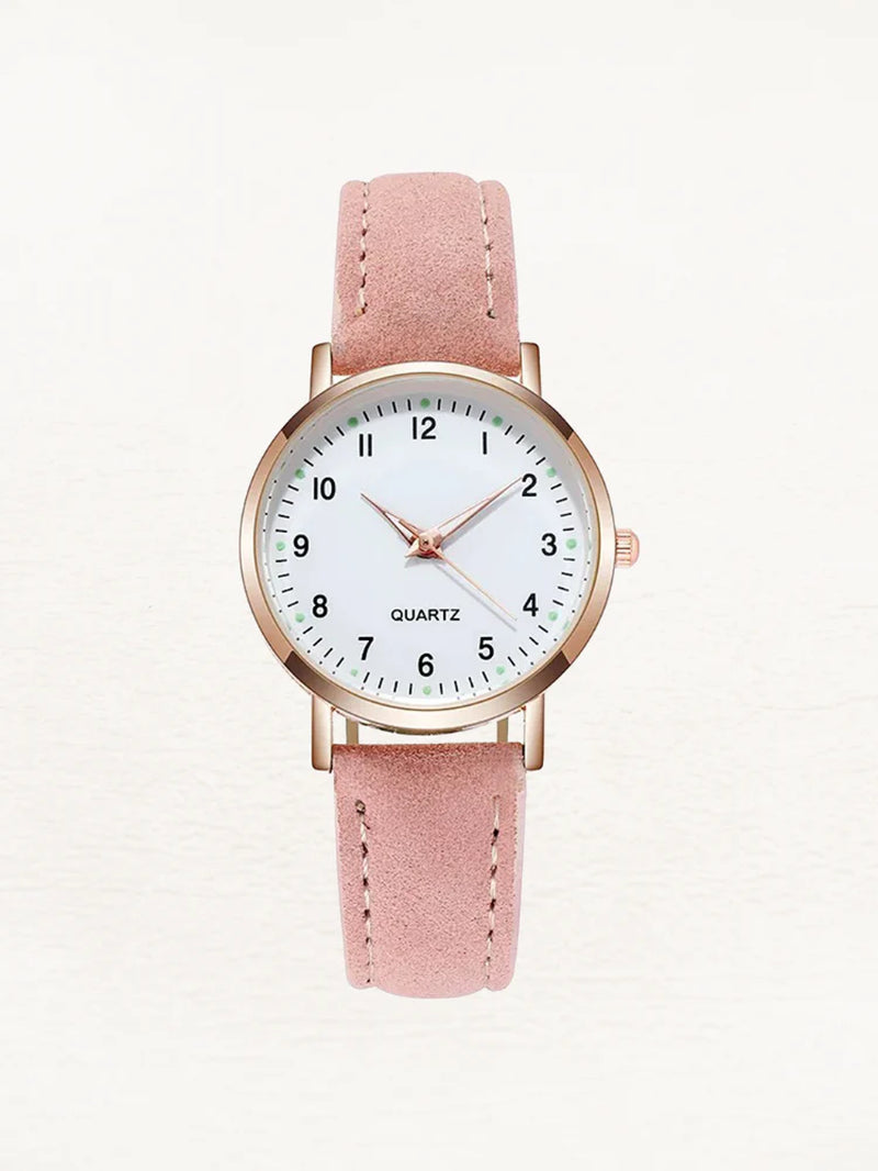 Women’S round Dial Watch | Minimalist Quartz Watch