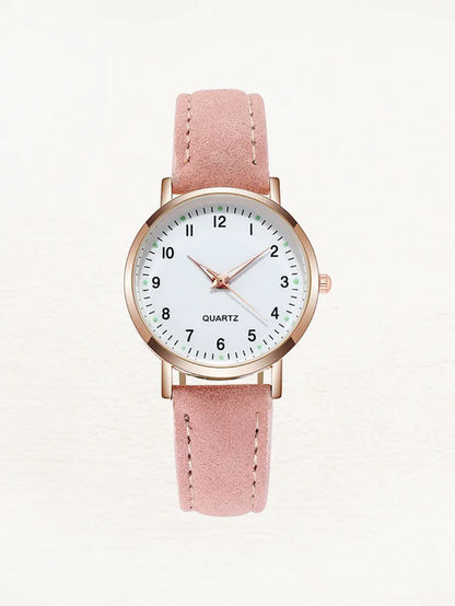 Women’S round Dial Watch | Minimalist Quartz Watch