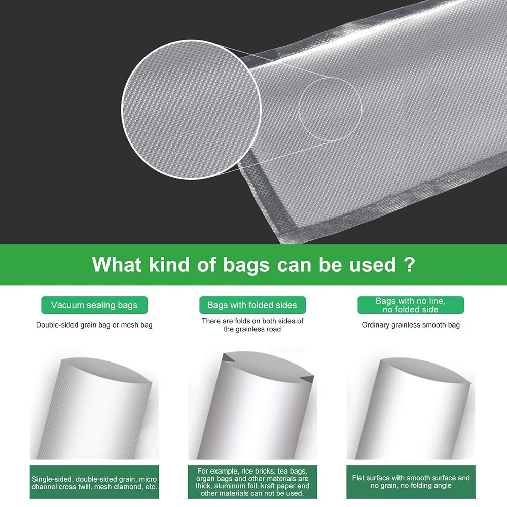 Sous Vide Roll Bags for Vacuum Packing Machine Packaging Food Storage Vacuum Bags for Vacuum Sealer