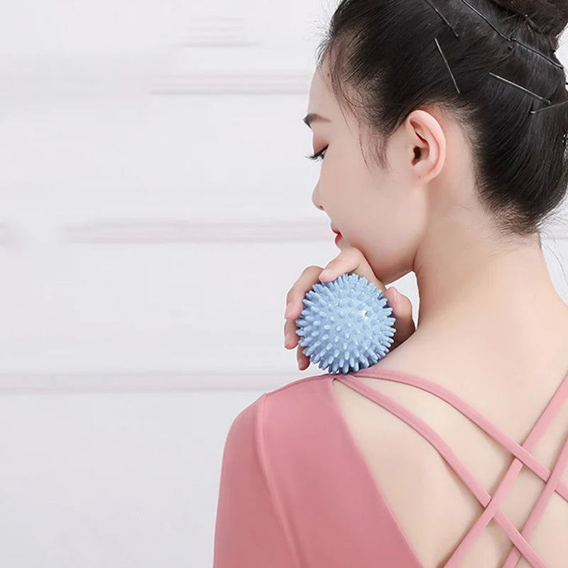 Hedgehog Massage Ball Yoga Fascia Roller for Exercise Fitness Muscle Relaxation Shoulder Neck Leg Plantar Meridian Massage Stick