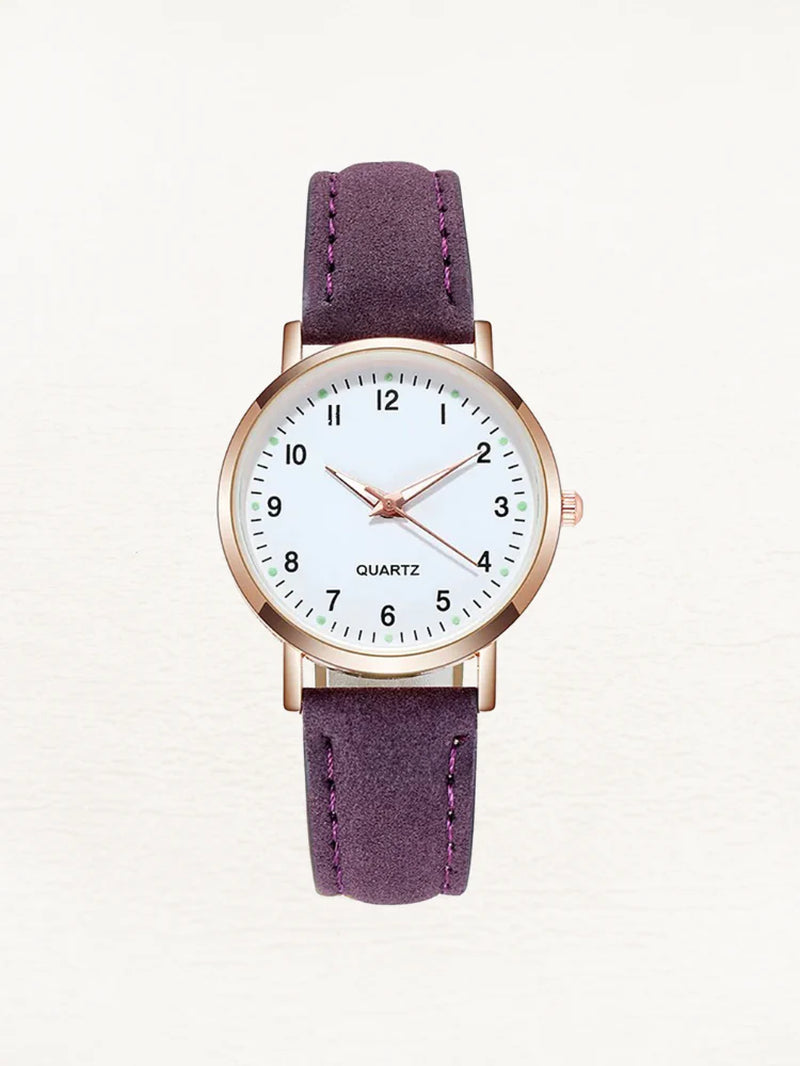 Women’S round Dial Watch | Minimalist Quartz Watch