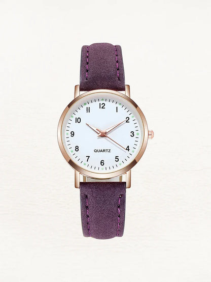 Women’S round Dial Watch | Minimalist Quartz Watch