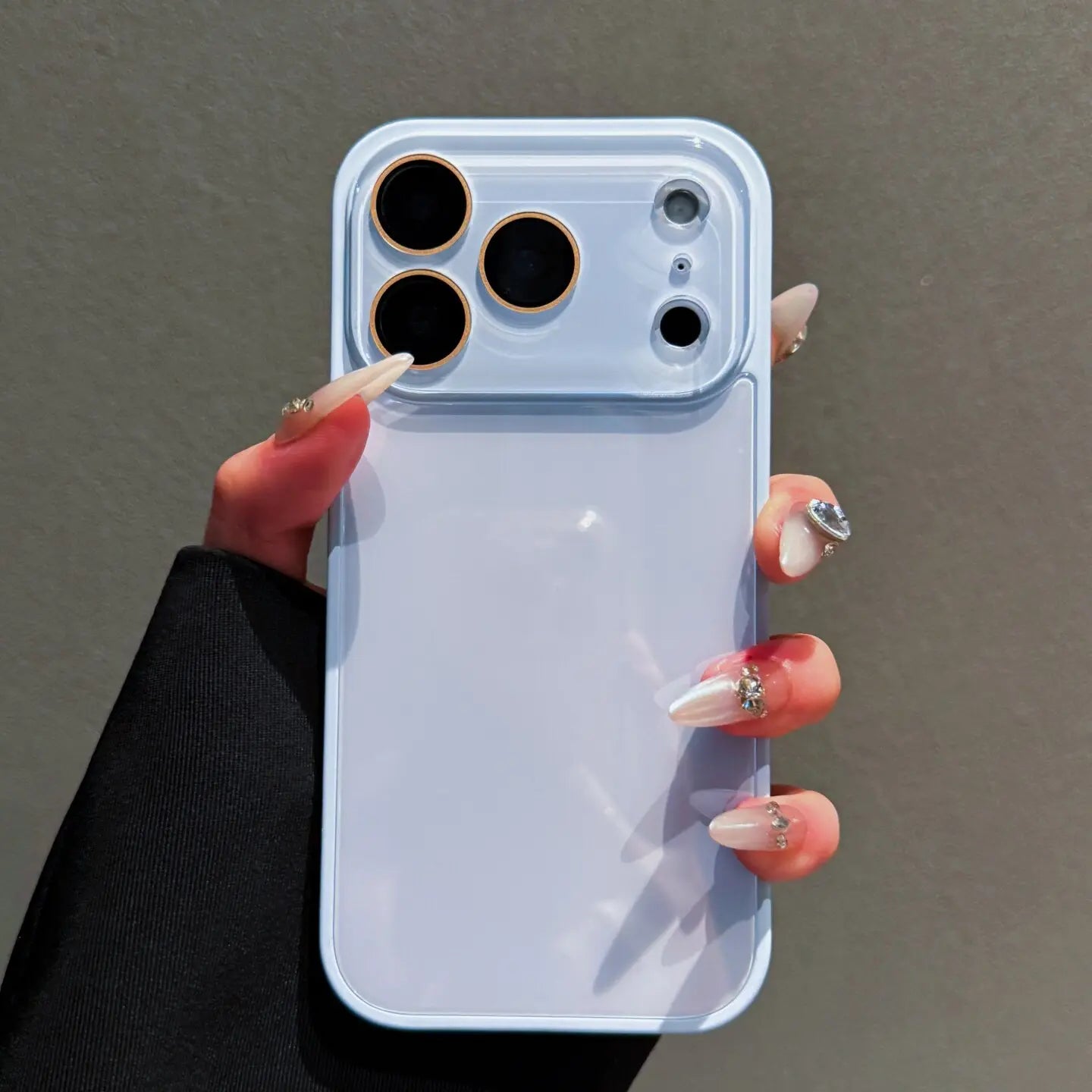 Candy Macaron Crystal Clear Iphone Case, Skin-Feel Soft TPU Bumper & Hard PC Back, Full Lens Protection, Cute Minimalist Pink & White, Compatible with Iphone 17/16/15/14/13 Pro Max Plus