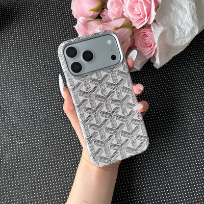Magsafe PU Leather Smartphone Case for Iphone 16/17 Pro Max, Shockproof, Anti-Fade Cellphone Accessory with Flocking Lining for Handheld Devices